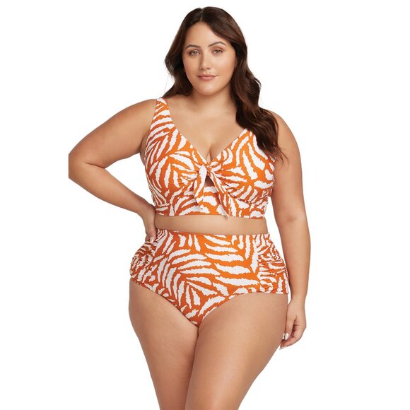 NWT Womens Size 12 Artesands April Spritz High Waist & Cezanne Top Swimsuit NEW - Picture 6 of 6